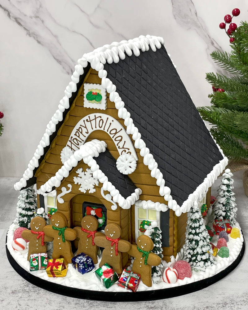 Black Roof Christmas Large House