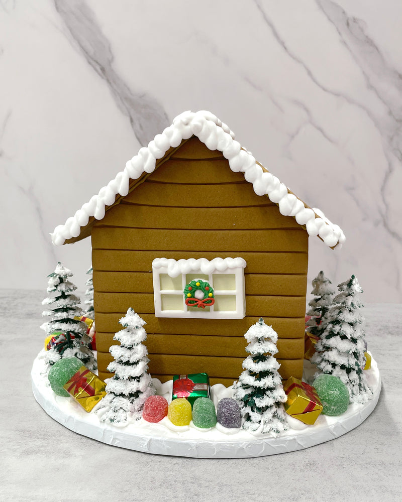 Brown Roof Christmas Cottage