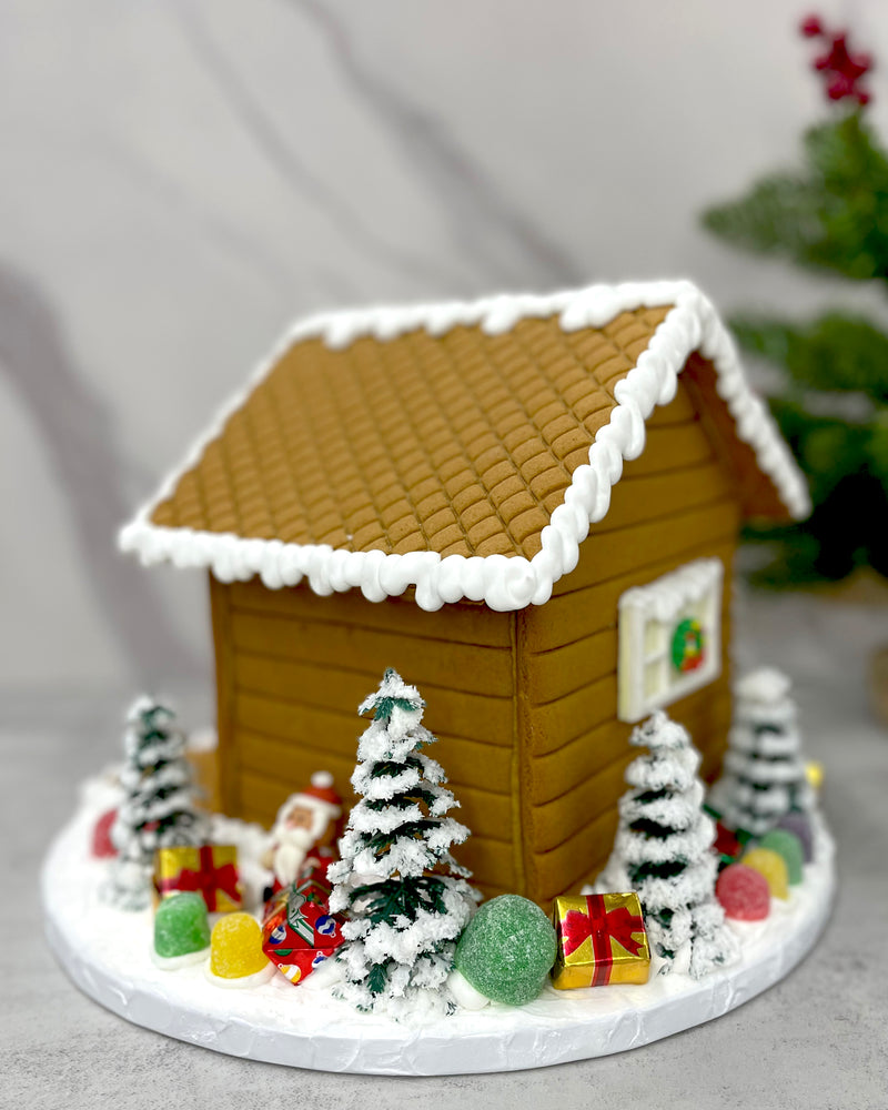 Brown Roof Christmas Cottage