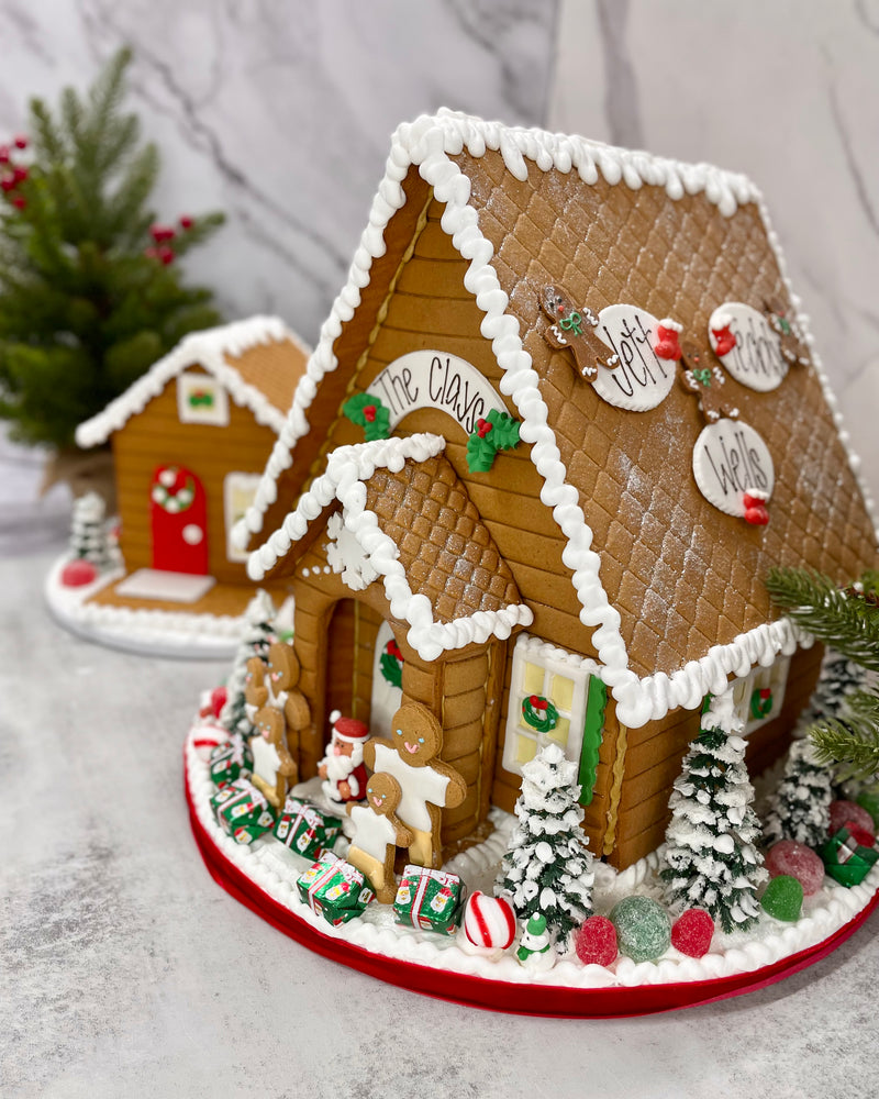 Brown Roof Christmas Cottage