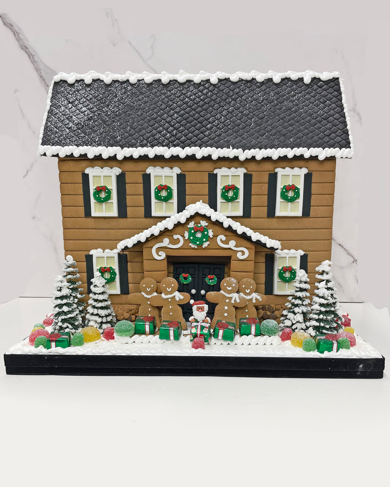 Black Roof Christmas Manor